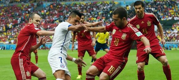 World Cup Spain v Chile