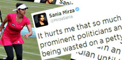 Sania Mirza defends her Indian Heritage