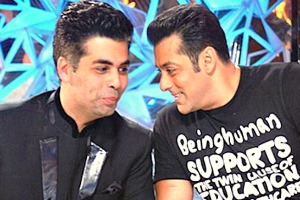 Salman Khan and Karan Johar