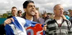 British Asian Abdul Rafiq marches for EDL