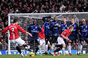 Ronaldo free kick
