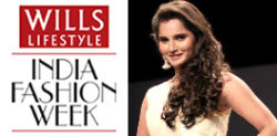Sania Mirza models Ritu Pande at WIFW
