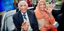 World’s Oldest Married Couple Share Birthday