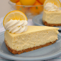 Luscious lemon cheesecake