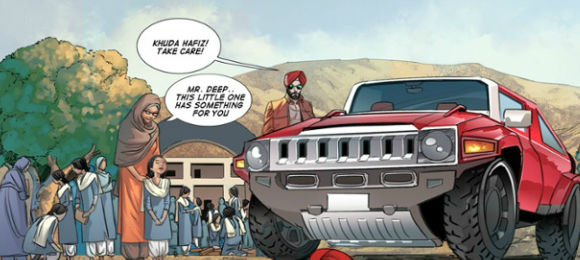 Super Sikh is a comic series jointly created by writer Eileen Alden and venture capitalist Supreet Singh Manchanda.