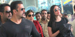 Salman and Kareena return from Kashmir