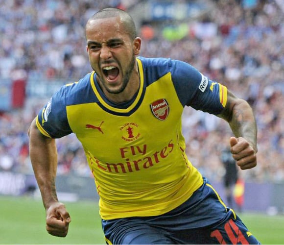 2015 FA Cup FInal Arsenal Aston Villa Theo Walcott