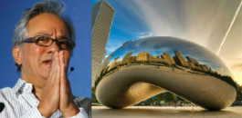 Anish Kapoor is furious at a copycat of his sculpture unveiled in Xinjiang, China on August 11, 2015.