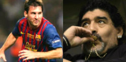 Lionel Messi vs Diego Maradona