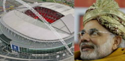 UK welcomes Narendra Modi at Wembley Stadium?