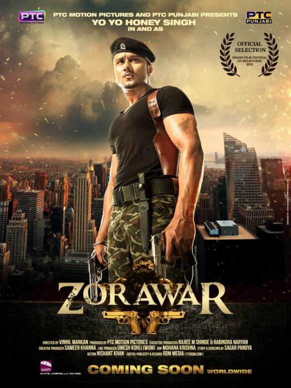 Yo Yo Honey Singh is back with his smashing movie debut in the upcoming action flick, Zorawar (2015)!