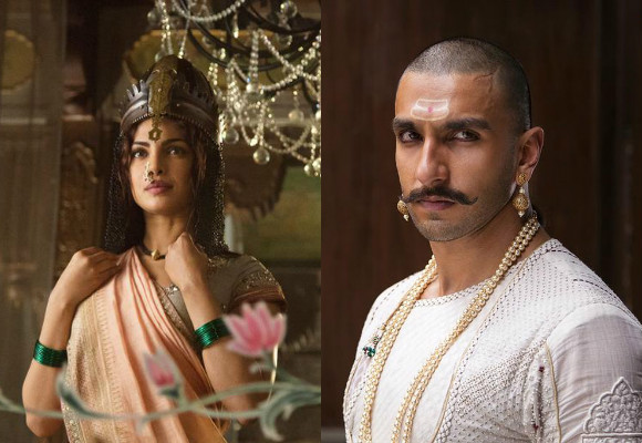 Ranveer Singh seems to be the one that is supporting the thickest eyeliner in some of the film stills