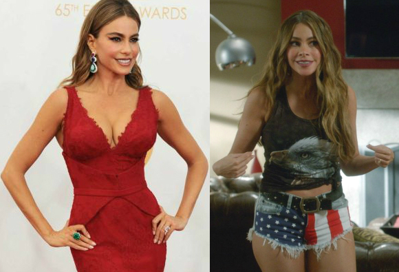 exotic Colombian beauty Sofía Vergara, takes the crown in the 2015 list