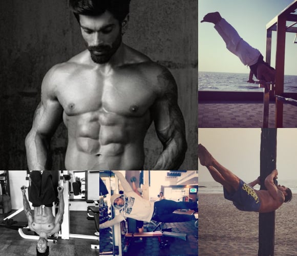 Karan Singh Grover Working Out