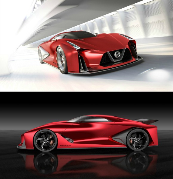 Nissan goes Fiery Red with Vision Gran Turismo