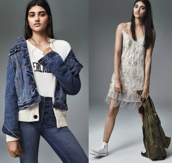 Neelam Gill to model for Abercrombie & Fitch