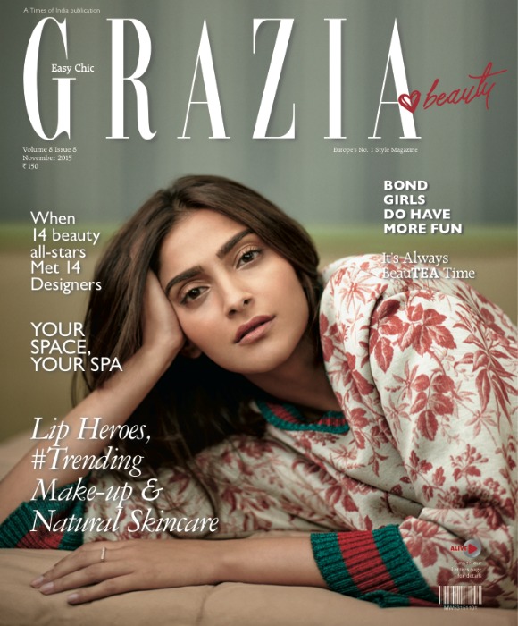 The actress goes au naturel for Grazia India’s The Big Beauty Special edition.