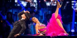 Anita and Gleb Foxtrot to a Salsa on Strictly