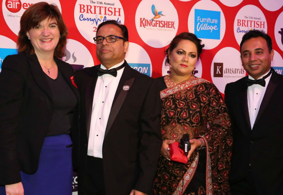 Winners of the British Curry Awards 2015