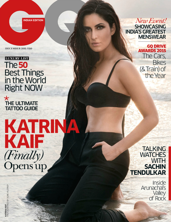 Katrina Kaif suits up for GQ India | DESIblitz