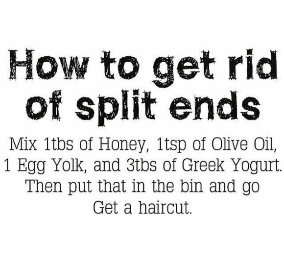 healthy hair - split ends