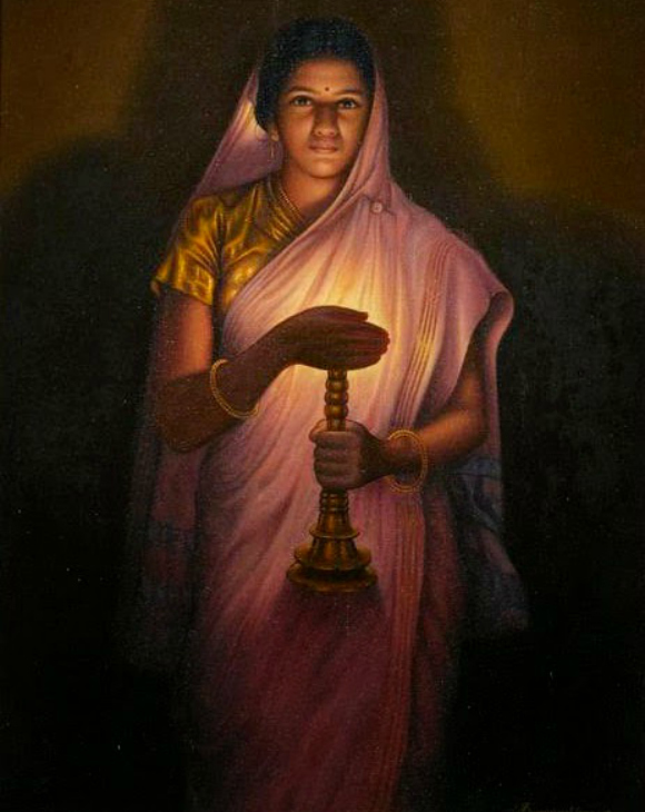 LADY WITH LAMP