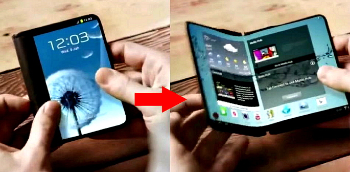 First Samsung Foldable Smartphone to Launch in 2016?