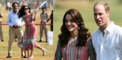 William and Kate enjoy cricket with Sachin Tendulkar