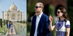 William and Kate admire Taj Mahal in India