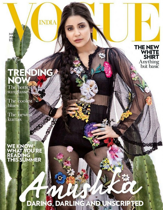 Anushka Sharma mesmerises on Vogue India cover