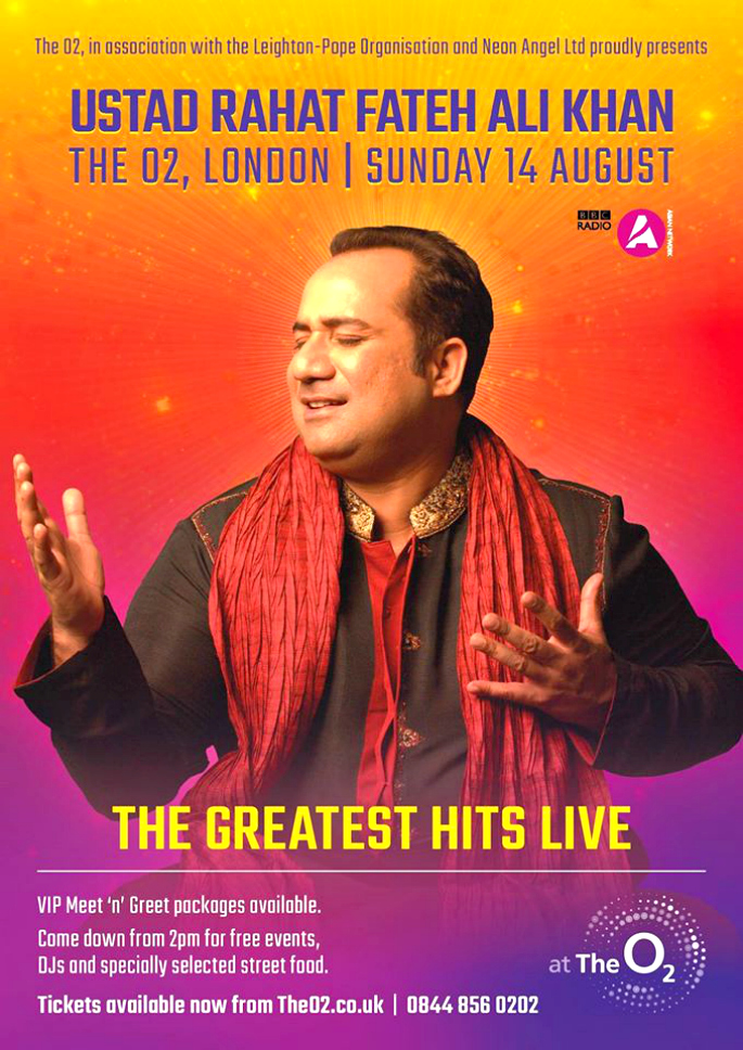 Ustad Rahat Fateh Ali Khan ~ The Greatest Hits Live