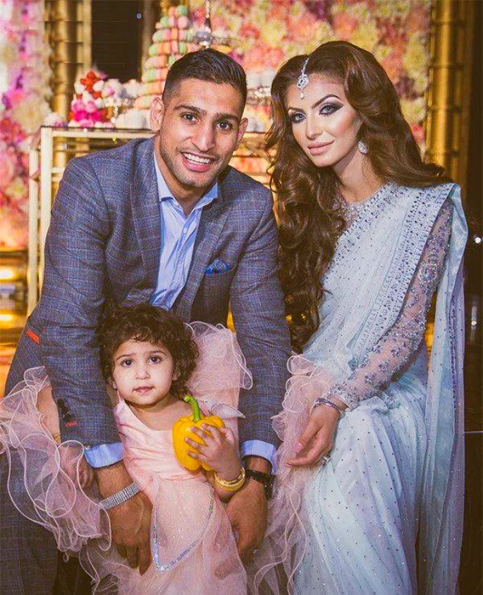 Amir Khan throws £100,000 birthday party for Daughter