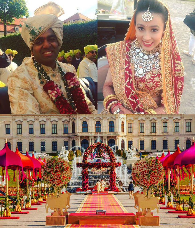 Parth Jindal and Anushree Jasani wedding in Vienna