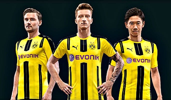 2016-17 Borussia Dortmund Kits