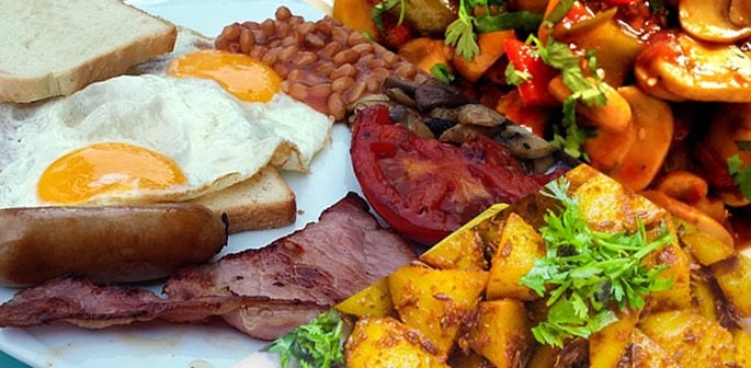 Full English Breakfast the Desi Way