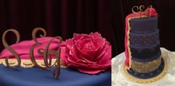 Bridal Lehenga inspires A Spectacular Wedding Cake