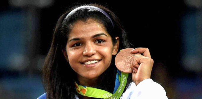 685px x 336px - Wrestler Sakshi Malik gets first Rio Medal for India | DESIblitz