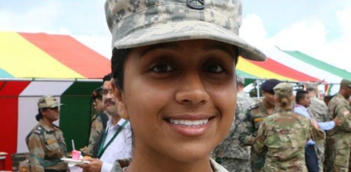 US Indian Female Soldier asset for India and USA Armies