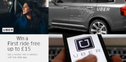 Win Free UBER Taxi Ride worth up to £15