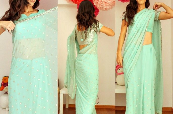 How to wear a saree in 5 simple steps