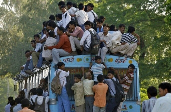 Are UK Buses becoming overcrowded like South Asia?