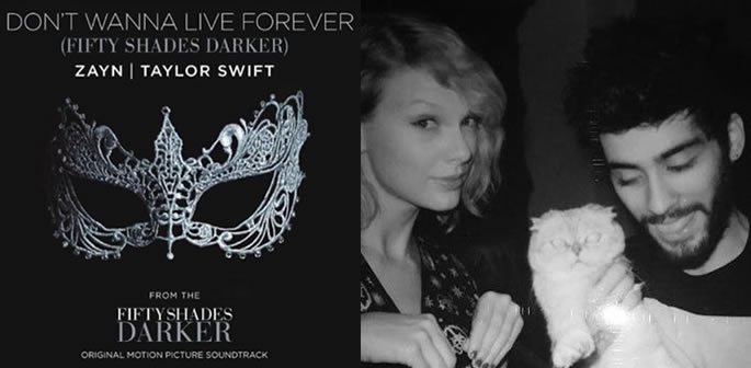 Zayn e Taylor Swift pubblicano Sexy Duet for Fifty Shades Darker