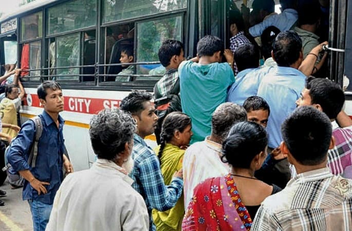 Are UK Buses becoming overcrowded like South Asia?