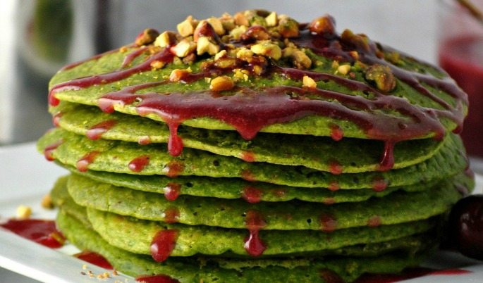 Vegan Pistachio Unusual Pancake Recipes
