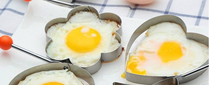 Heart Shaped Foods: Eggs