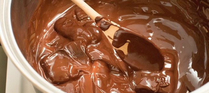 Homemade Valentine's Day Chocolate Fondue
