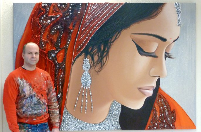 Frank Wagtmans ~ Dutch Painter of Indian Bridal Women