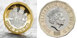 New 12-Sided £1 Coin replaces Old Round Pound