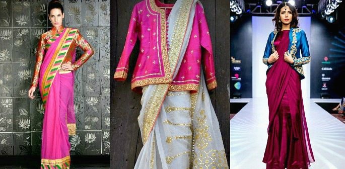 Some Western Blouses That Every Woman Must Try With Sarees