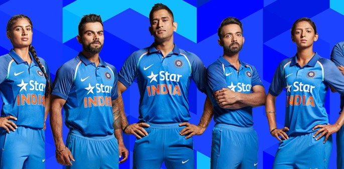 indian cricket team jersey colour